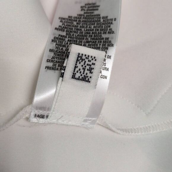 TED BAKER Caprila Bloom Scalloped Dress White Pink Blue Floral A Line Shift 4 (U - Picture 9 of 10